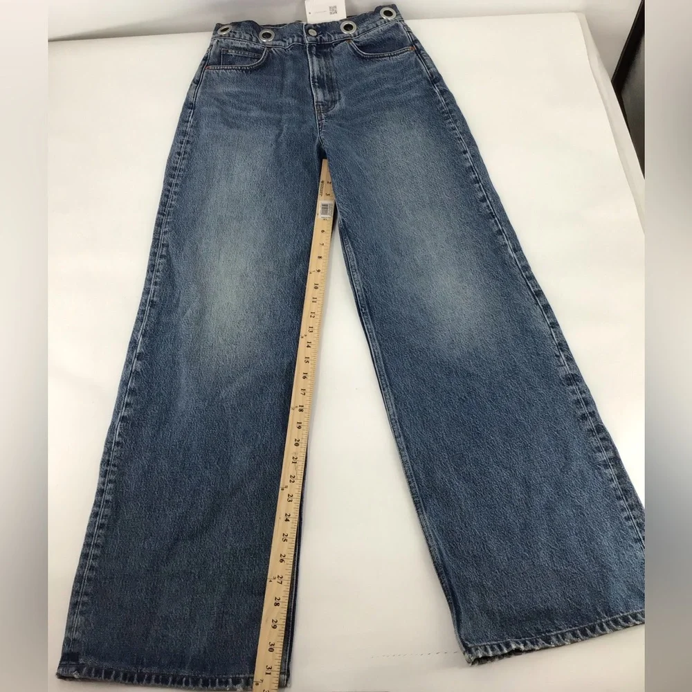 Reformation Dark Blue Flare Jeans - Picture 3 of 5